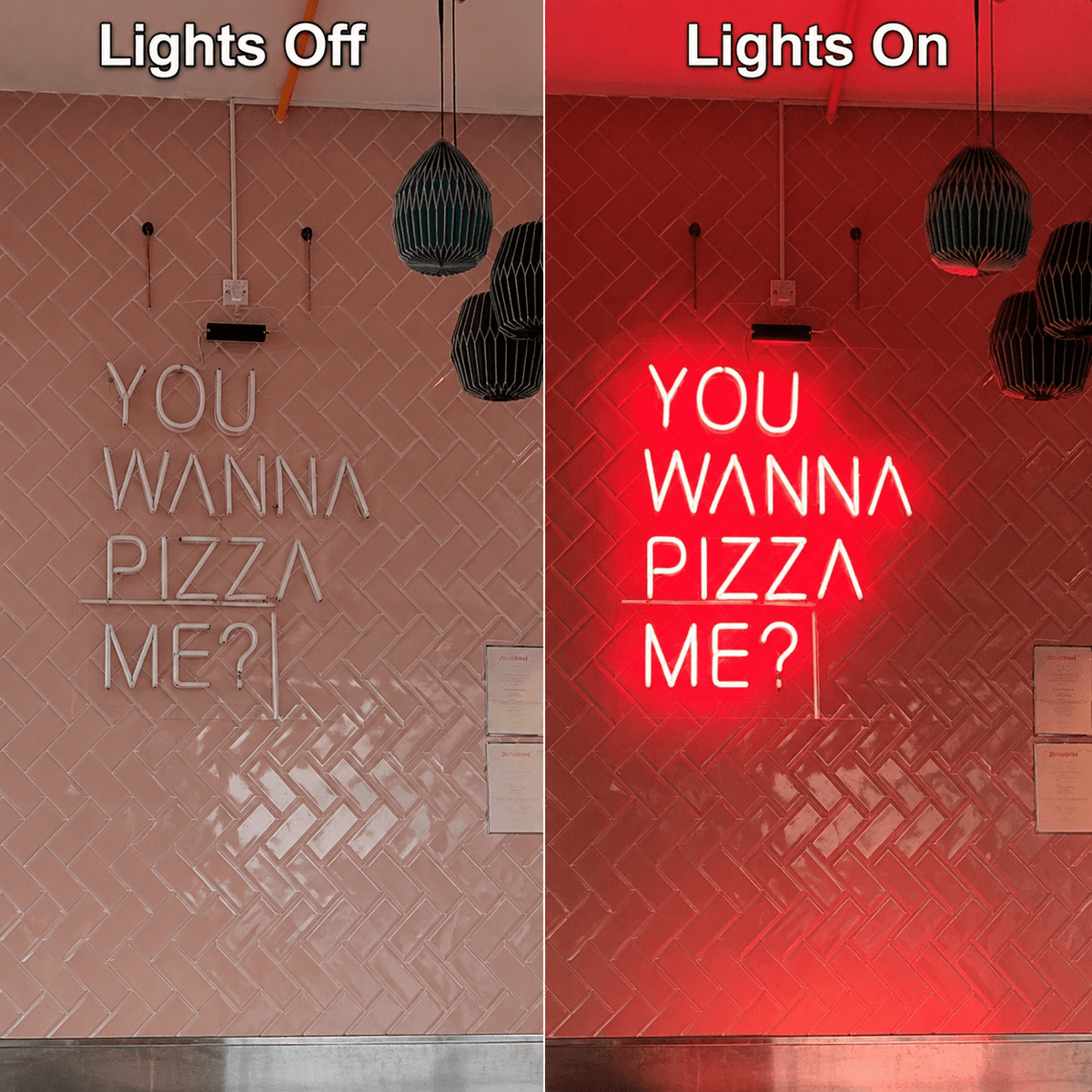 You Wanna Pizza Me LED Neon Sign - Shineneon