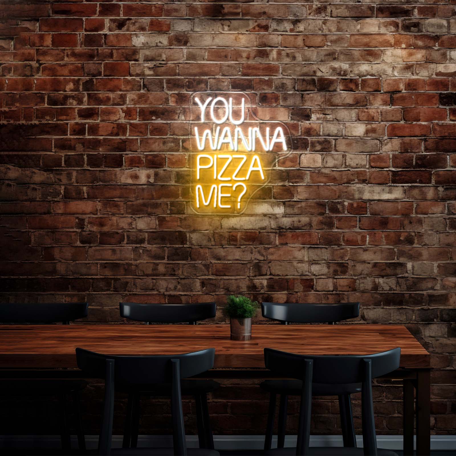 You Wanna Pizza Me Neon Sign For Business Led Custom Signs - Shineneon