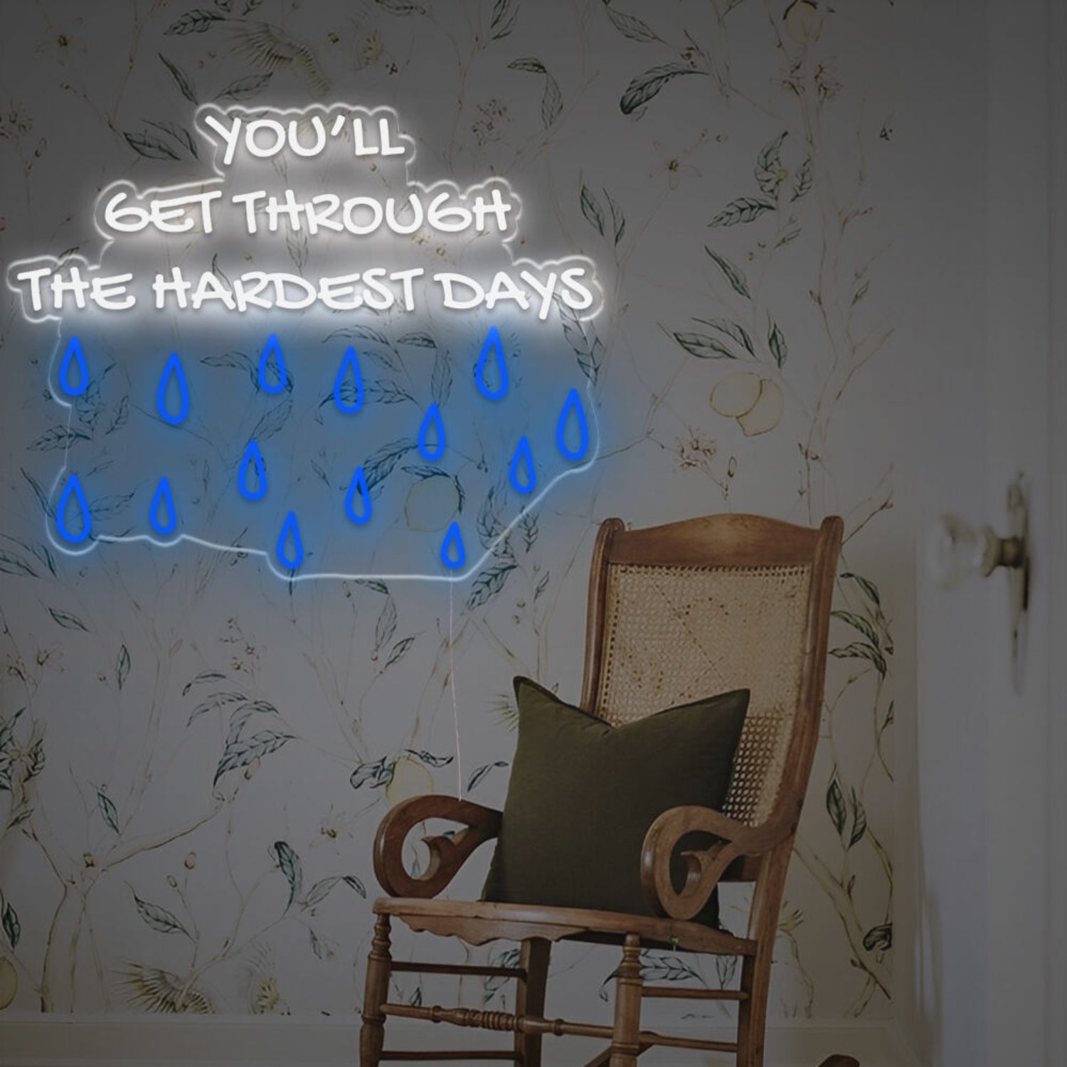 You Will Get Through The Hardest Days Led Neon Sign | Shineneon