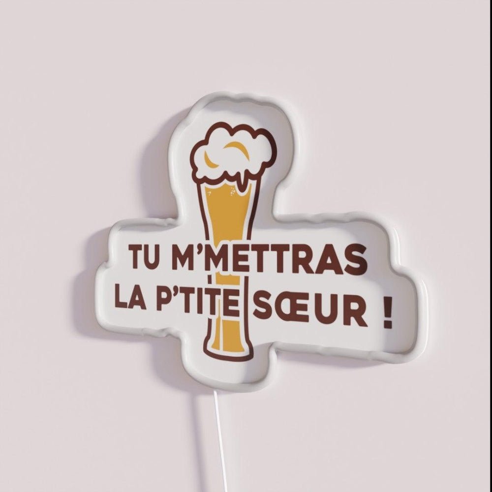 You Will Send Me The Little Sister Dikkenek Rgb Led Neon Sign - Shineneon