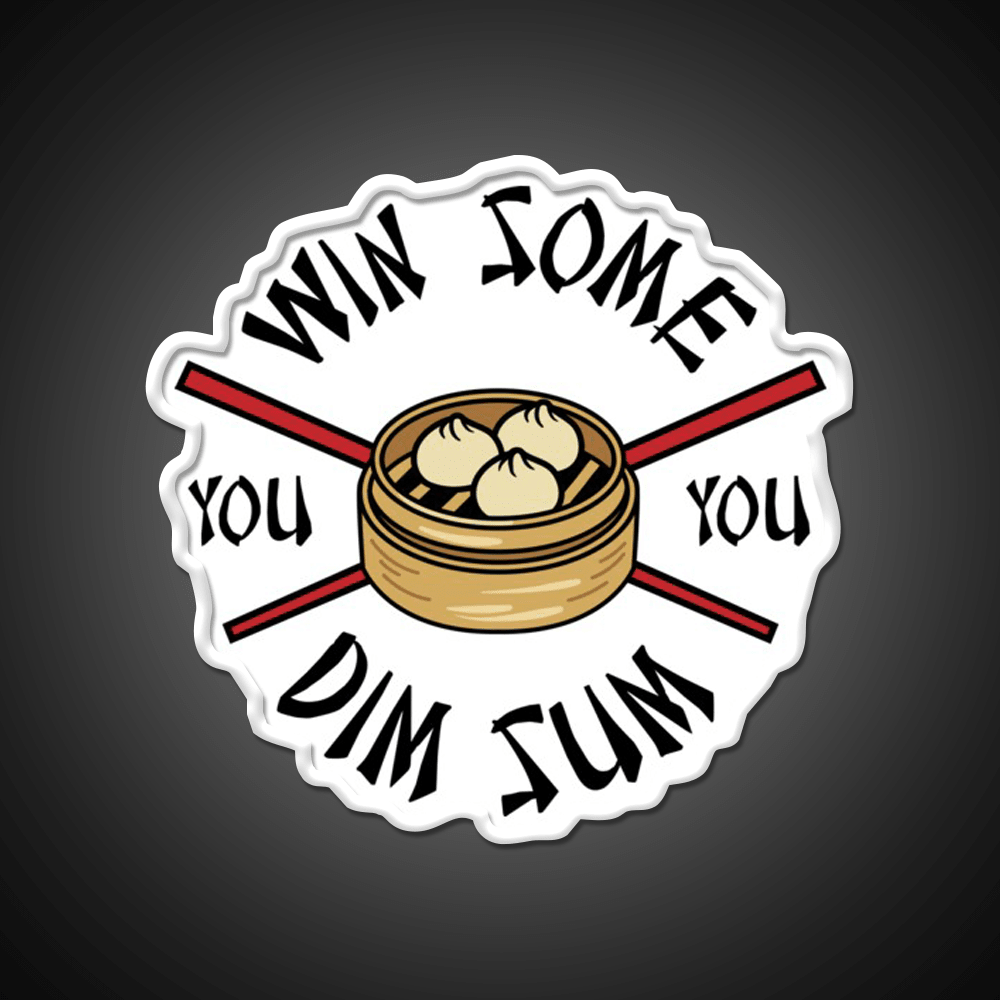 You Win Some You Dim Sum Funny Food Led Neon Sign Chinese Food Rgb Color - Shineneon