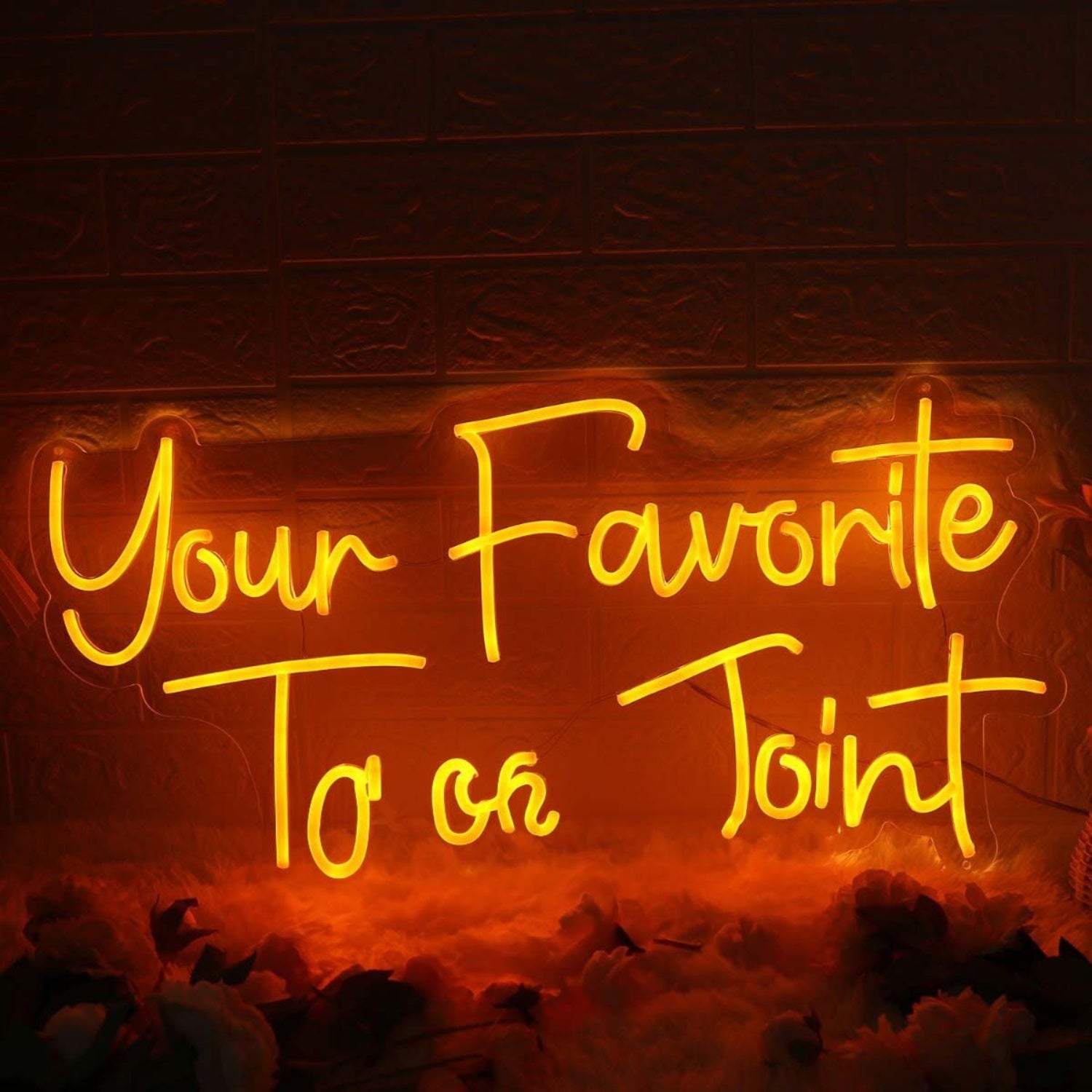 Your Favorite Taco Joint Orange Neon Sign For Mexican Restaurants | Shineneon