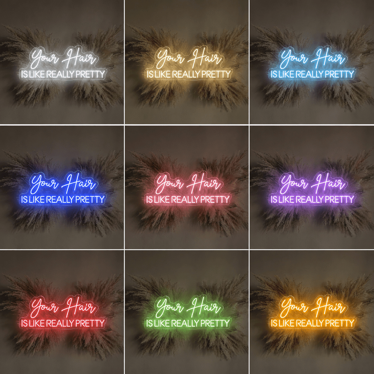 Your Hair Is Like Really Pretty LED Neon Sign Wall Neon Sign - Shineneon