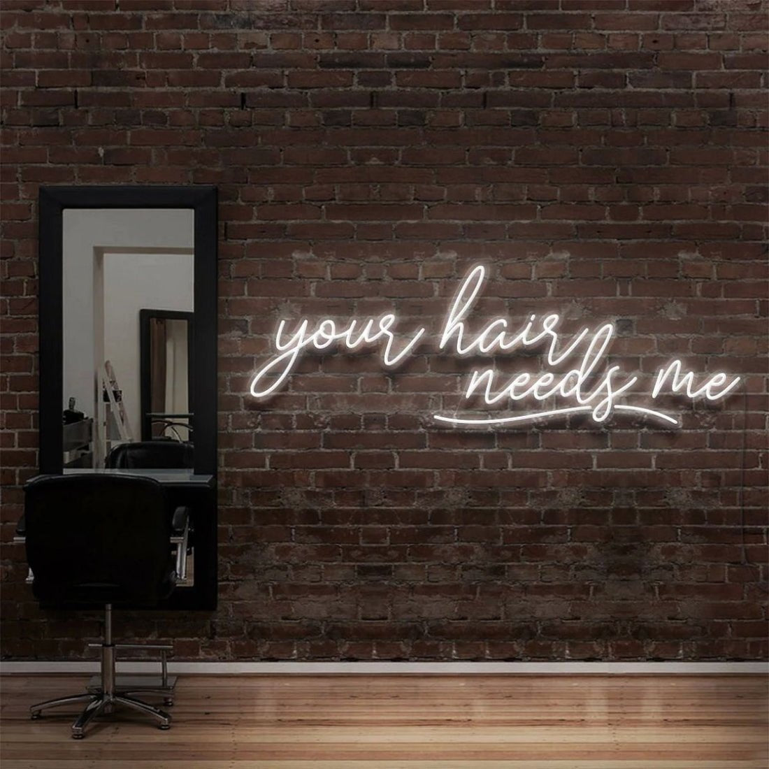 Your Hair Needs Me Led Sign Business Neon Sign - Shineneon