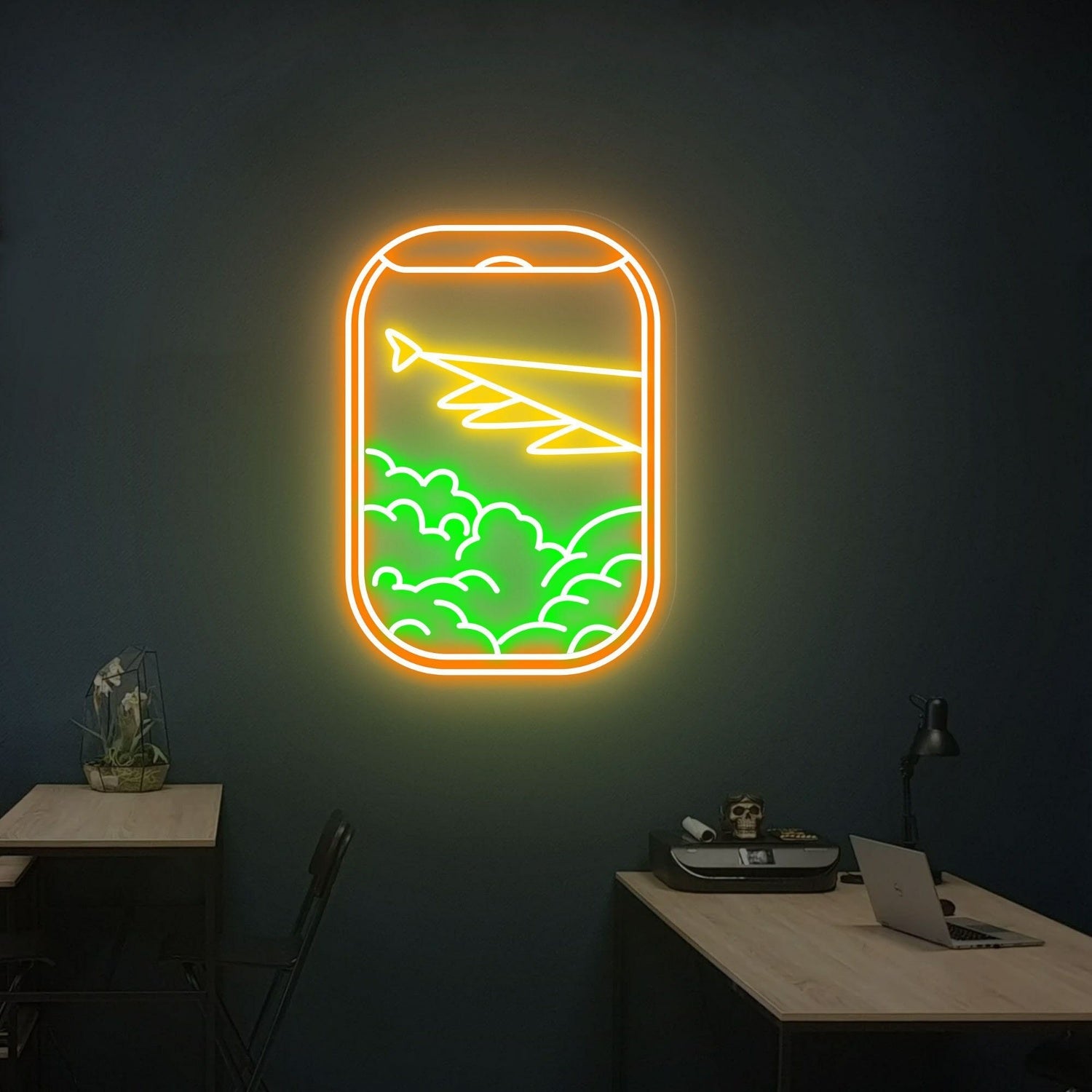 Your Space Plane Window View Neon Sign For Home | Shineneon