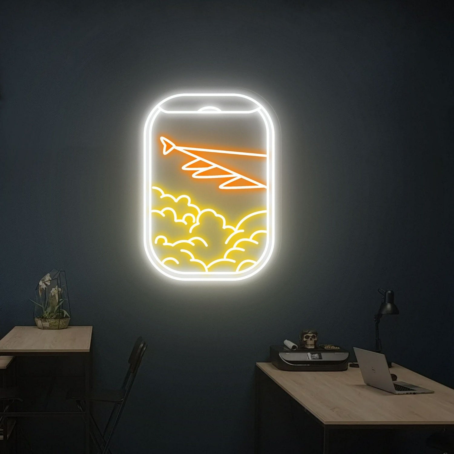 Your Space Plane Window View Neon Sign For Home | Shineneon