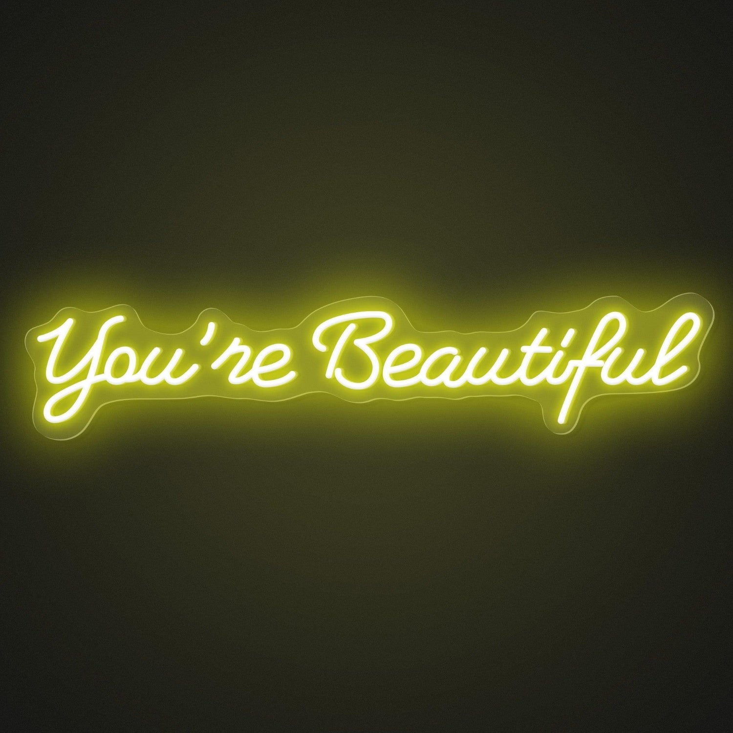 Youre Beautiful Pink Script Led Neon Sign For Home Bedroom Salon | Shineneon