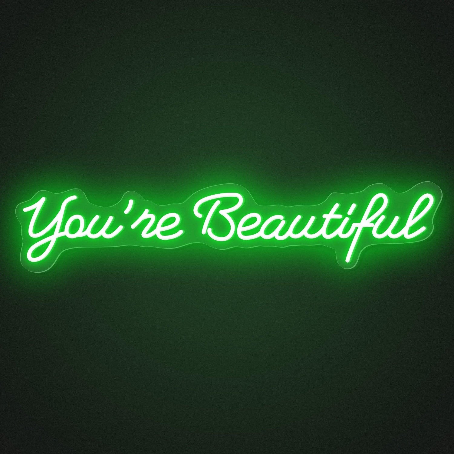 Youre Beautiful Pink Script Led Neon Sign For Home Bedroom Salon | Shineneon
