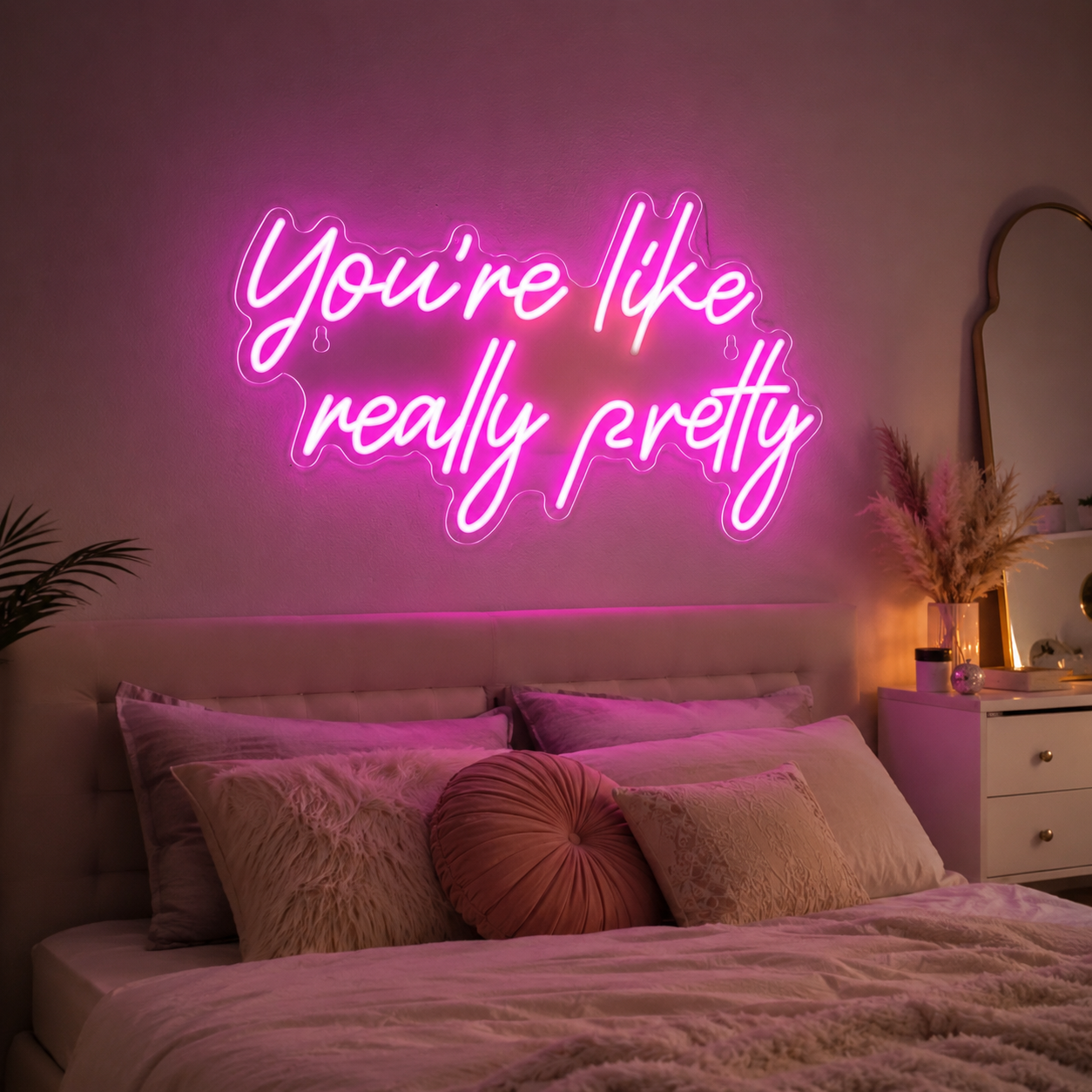 You're Like Really Pretty LED Neon Sign Home Decor - 02 High-Converting Product Image