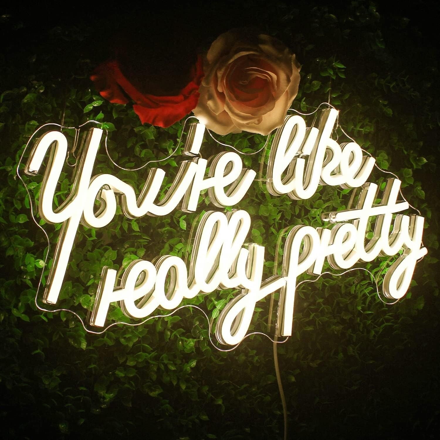 Youre Like Really Pretty Room Neon Sign Compliment Decor | Shineneon
