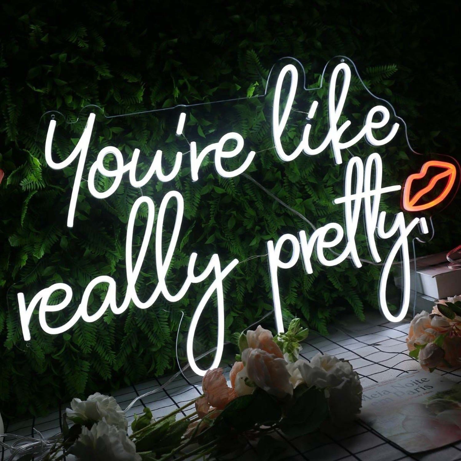 Youre Like Really Pretty White Led Neon Sign - Shineneon