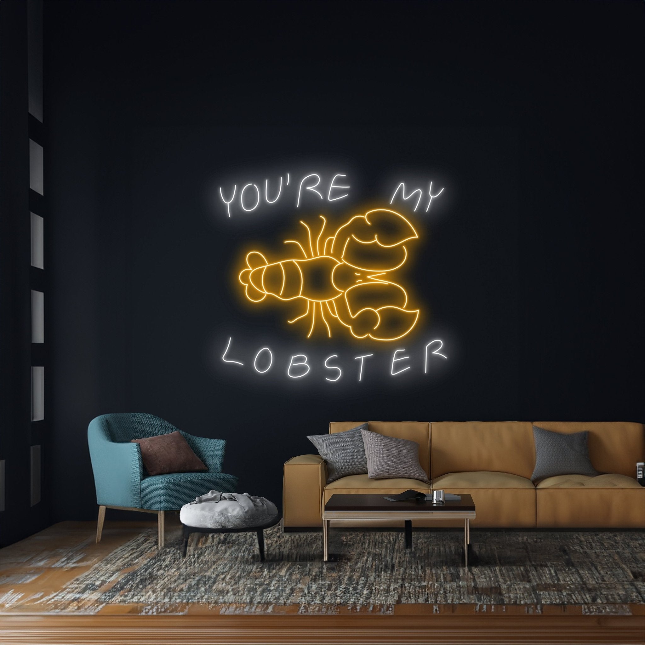 Youre My Lobster Neon Sign Seafood Neon Sign - Shineneon