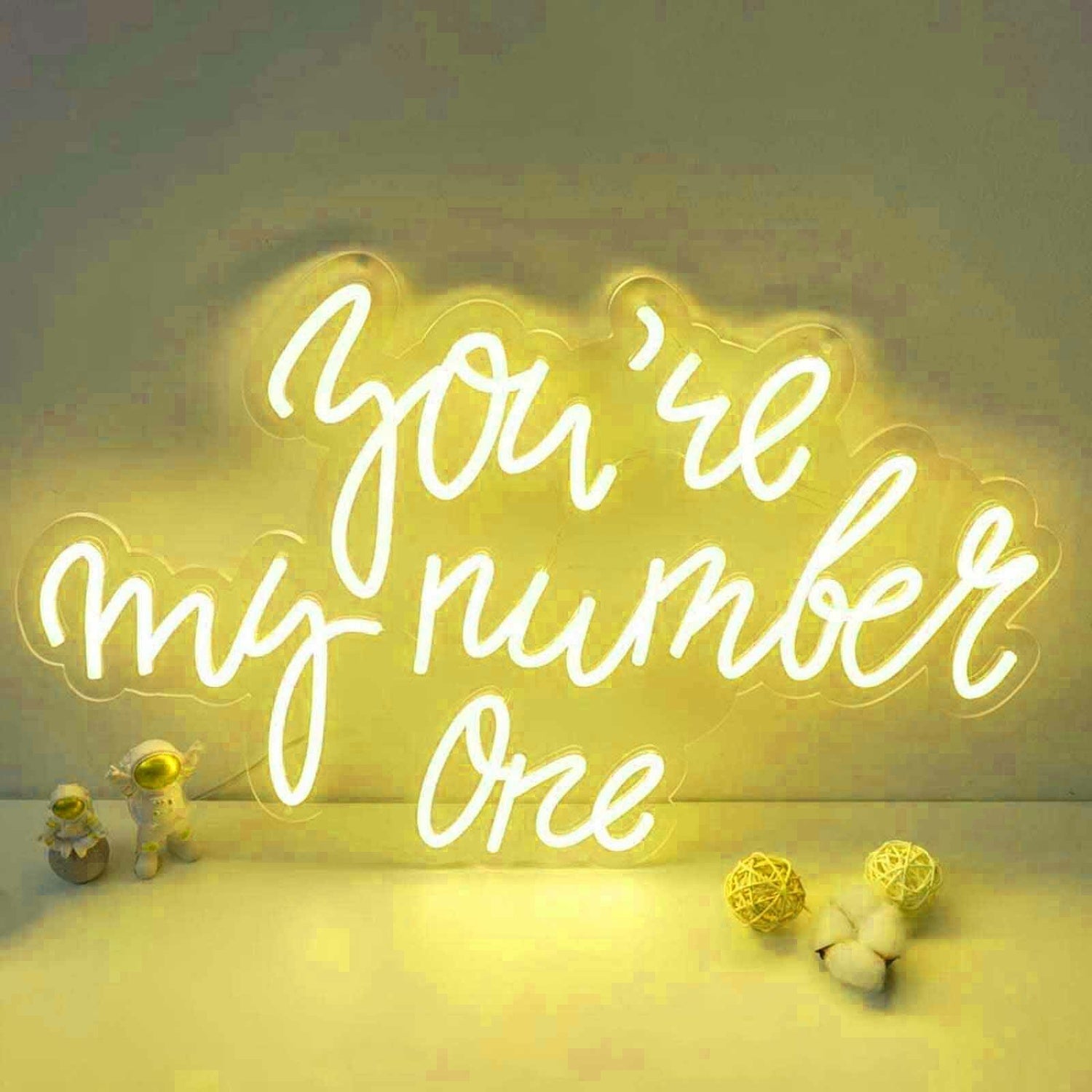 Youre My Number One Romantic Led Light | Shineneon