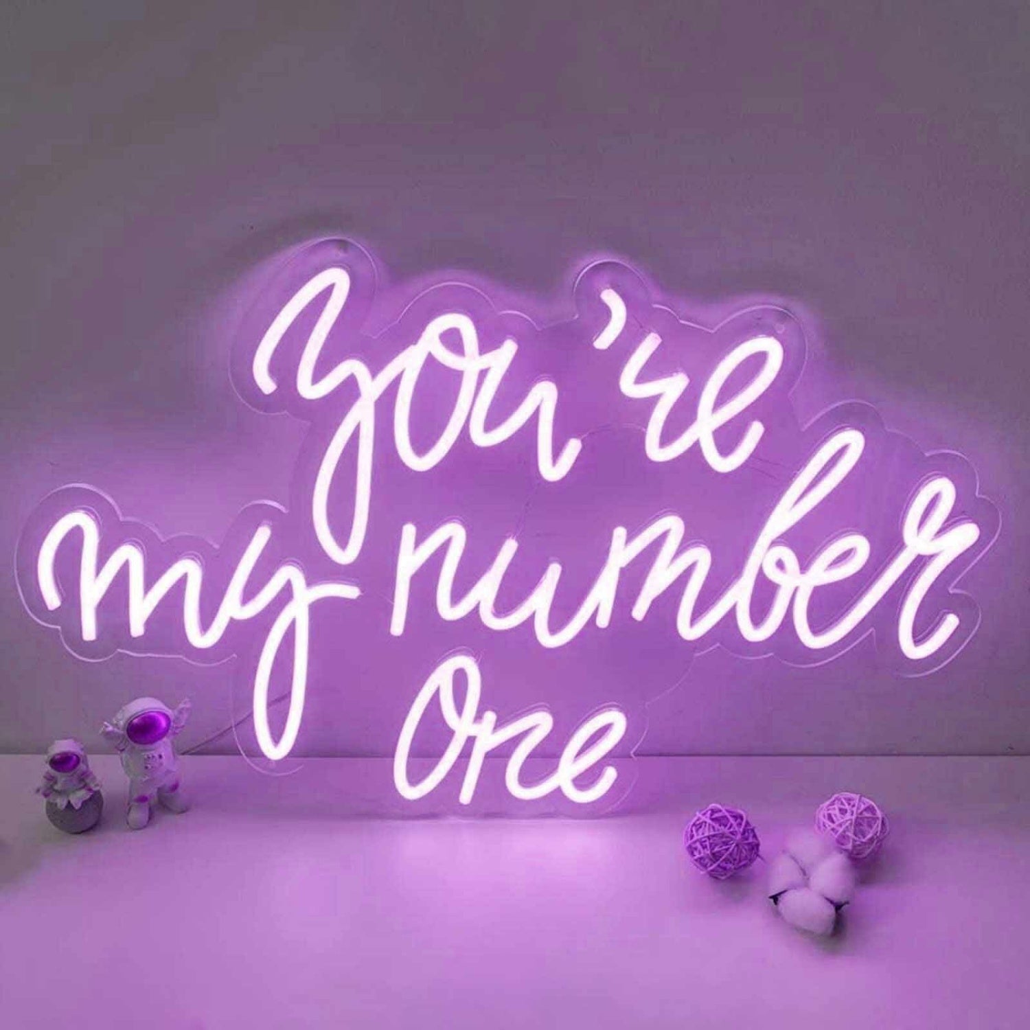 Youre My Number One Romantic Led Light | Shineneon
