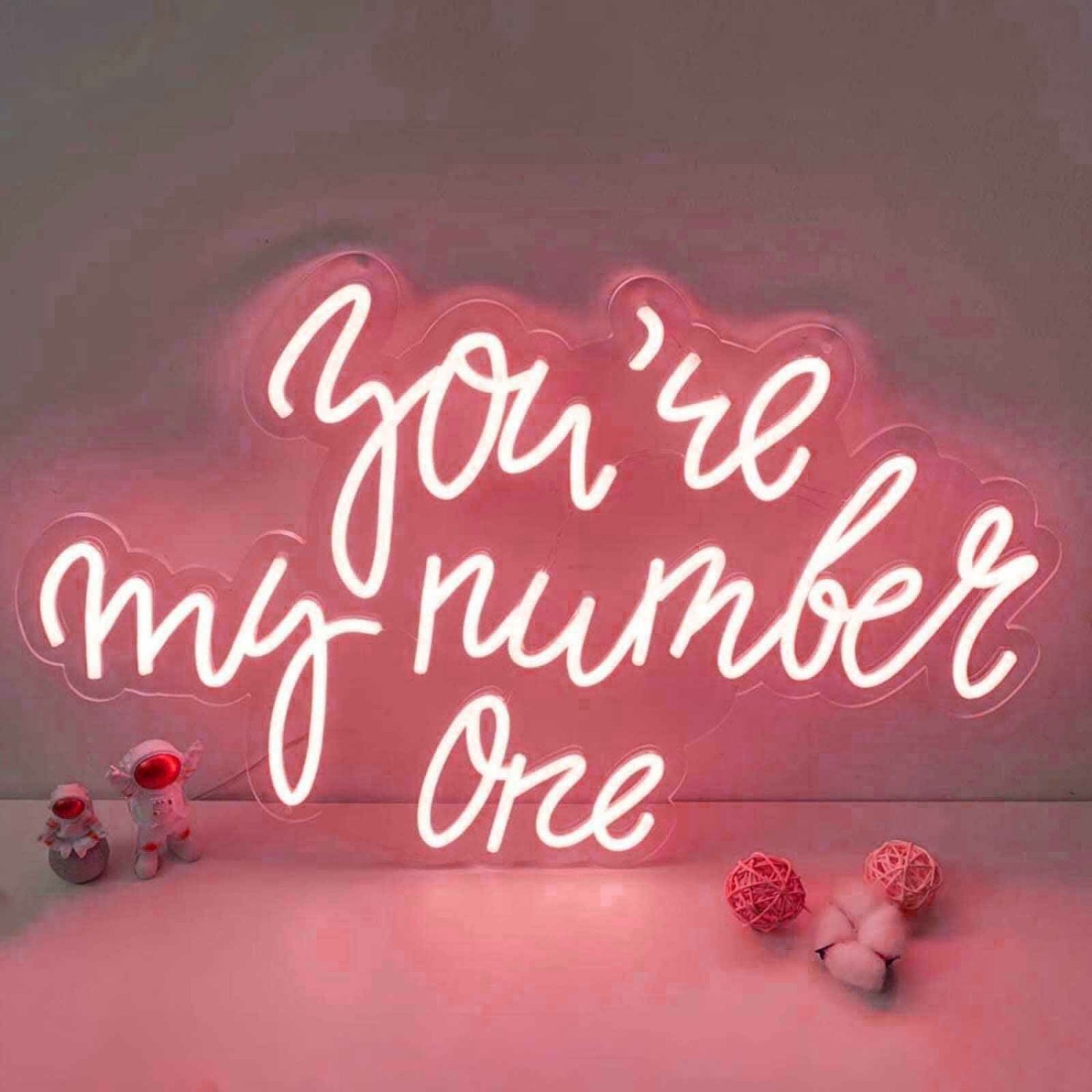 Youre My Number One Romantic Led Light | Shineneon