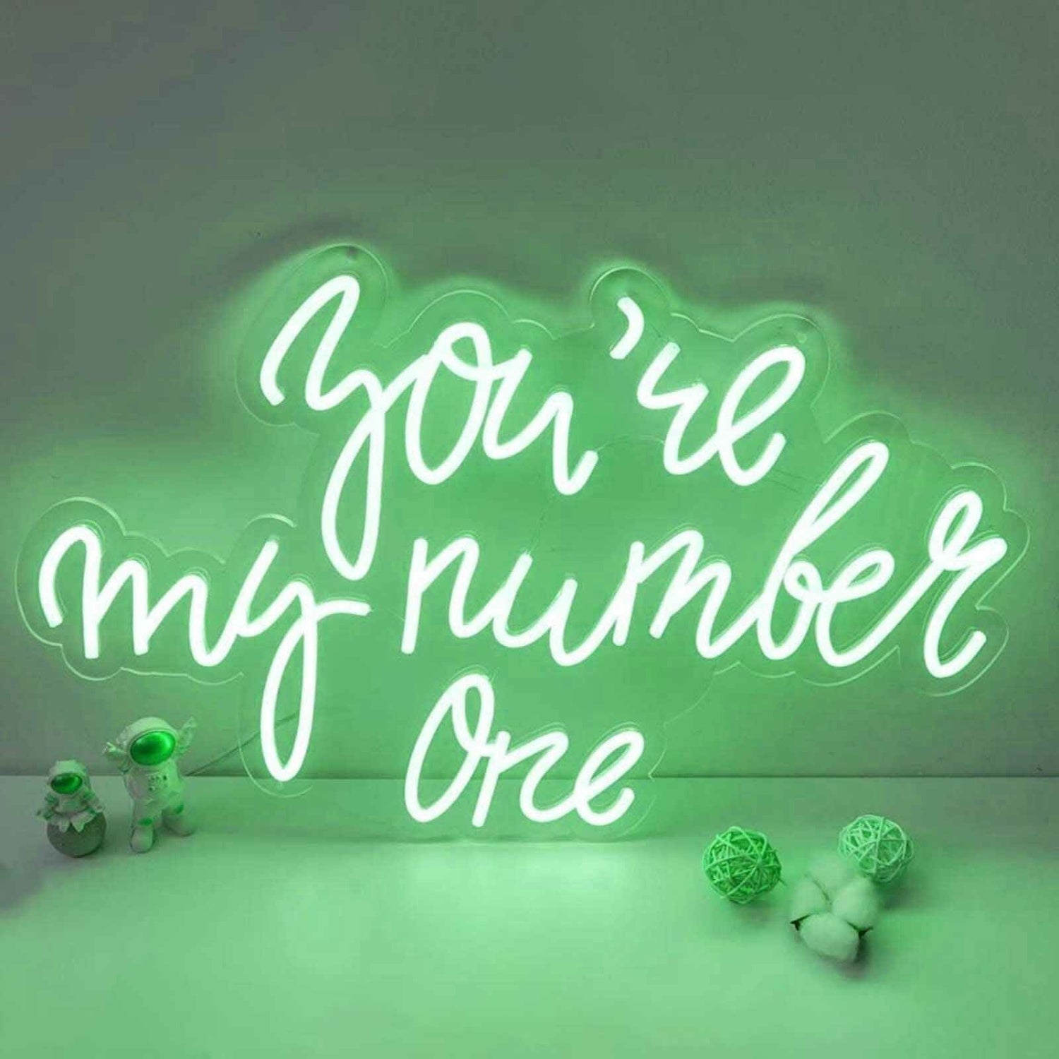 Youre My Number One Romantic Led Light | Shineneon