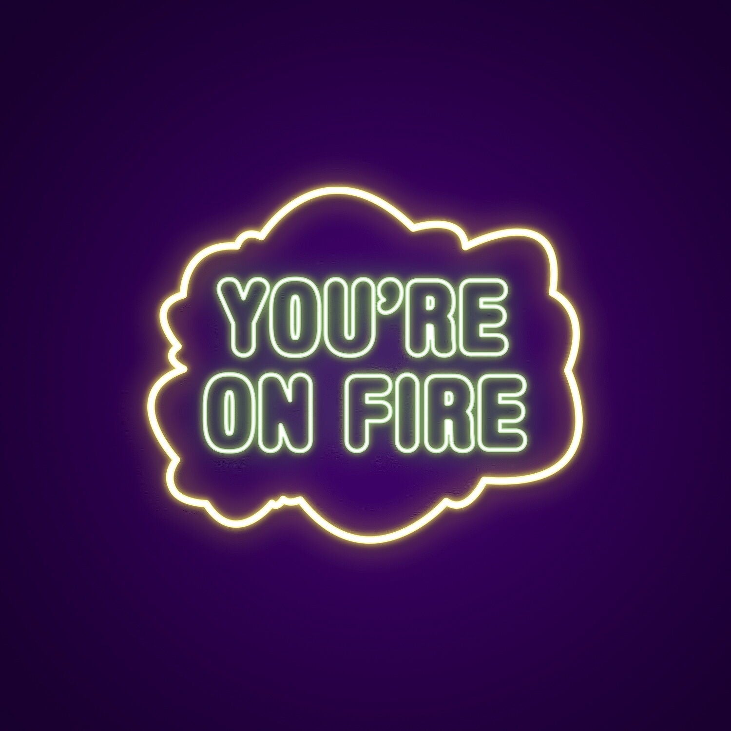 Youre On Fire V1 Neon Sign | Shineneon