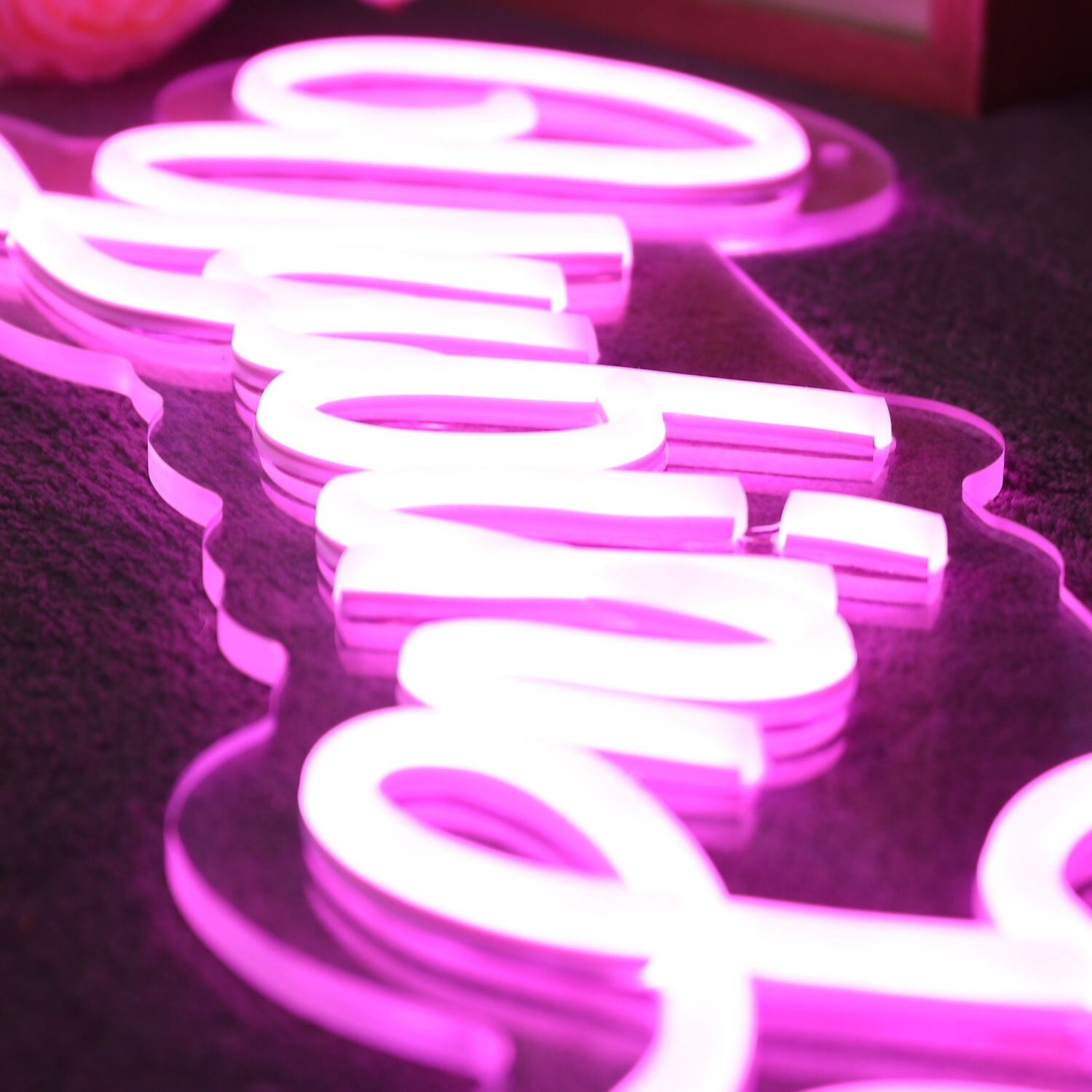Yubin Lee Purple Led Neon Sign - Shineneon
