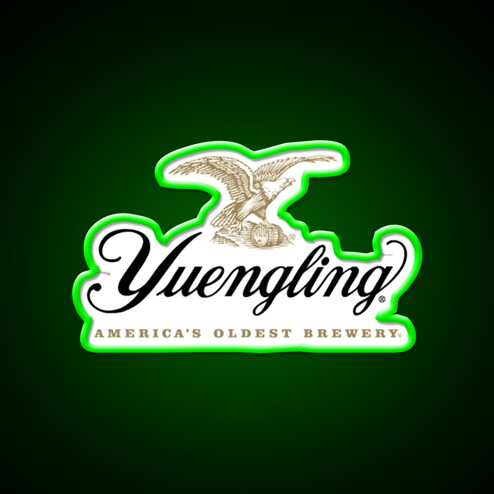 Yuengling Lager Beer Logo Beer Bar Decor Led Neon Sign Rgb Color