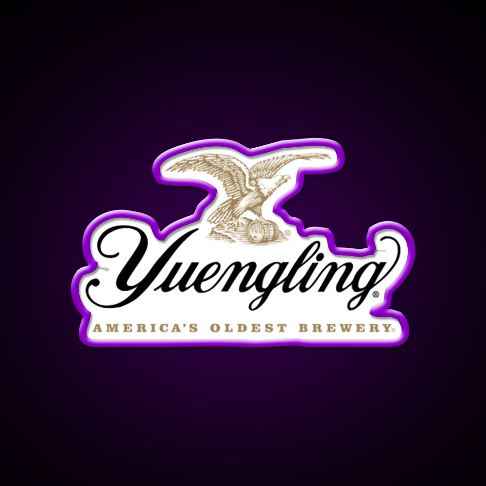 Yuengling Lager Beer Logo Beer Bar Decor Led Neon Sign Rgb Color
