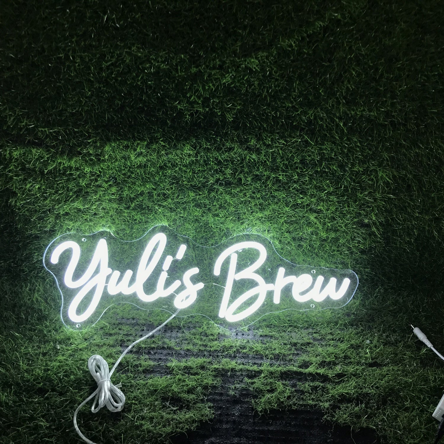 Yulis Brew White Led Neon Sign | Shineneon