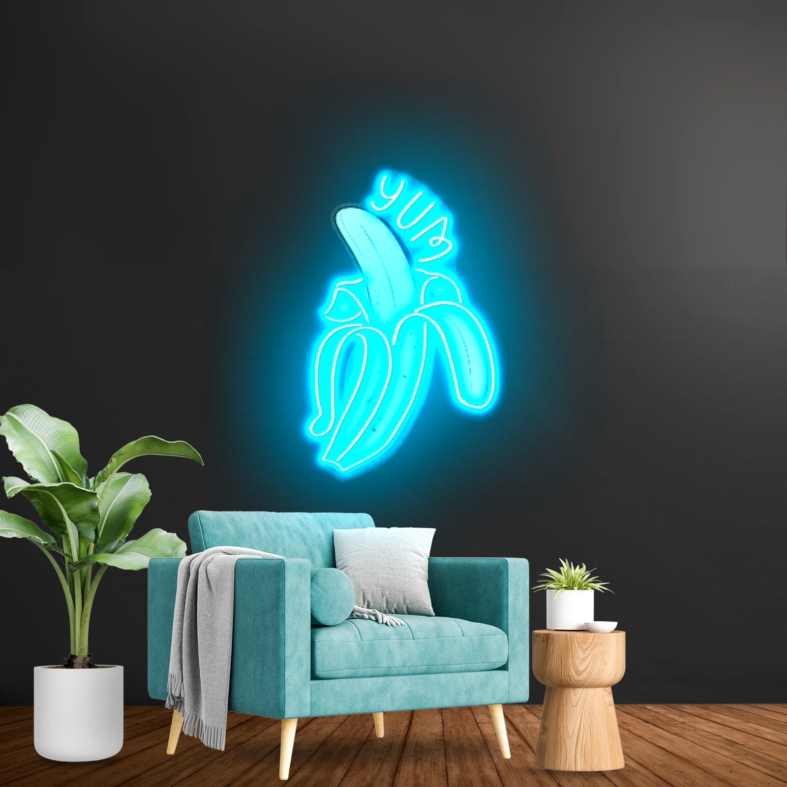 Yum Banana Custom Led Signs Artwork For Sale