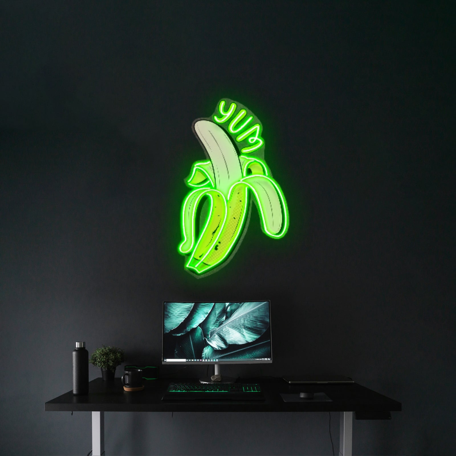 Yum Banana Custom Led Signs Artwork For Sale