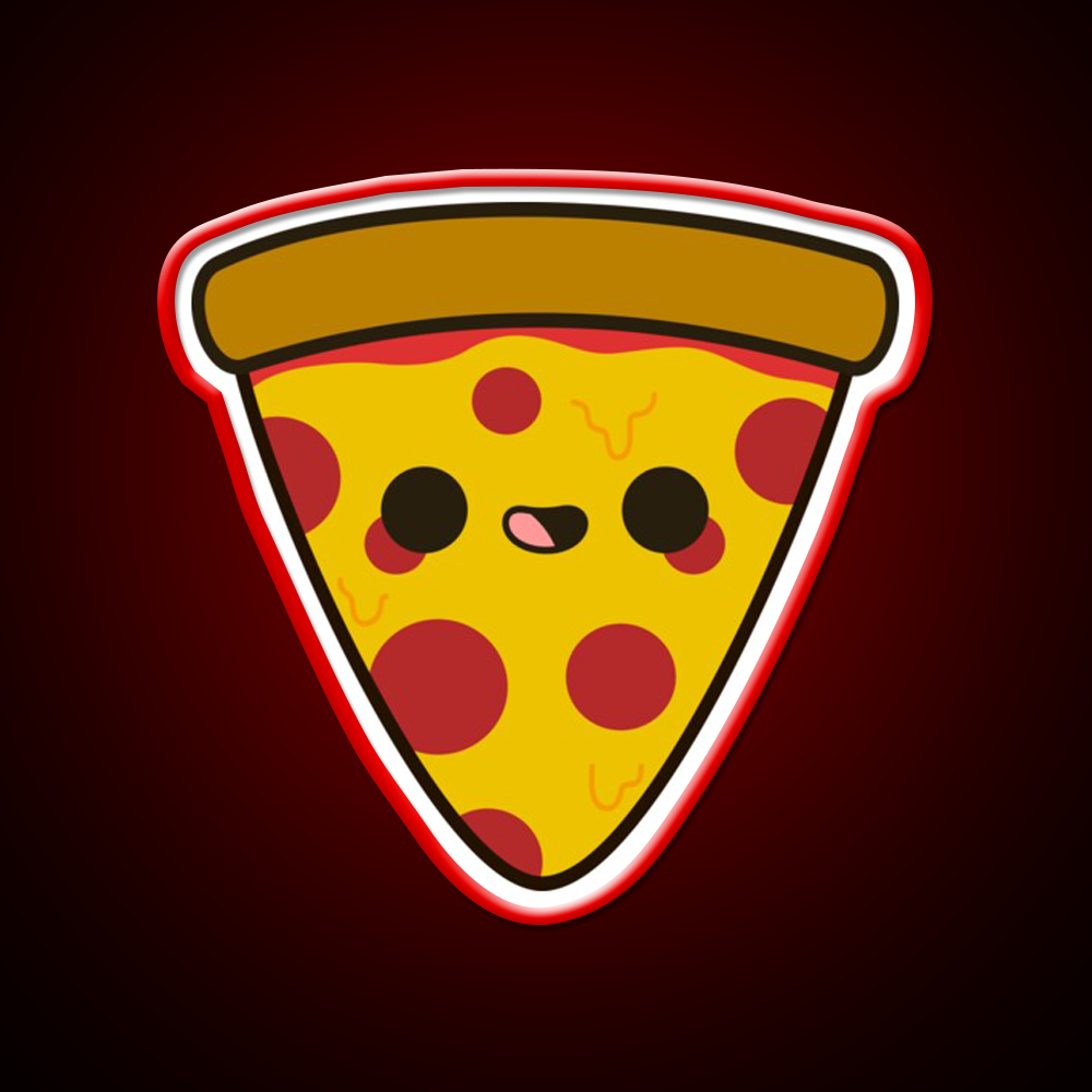 Yummy Pizza Snack Food Led Neon Sign Rgb Color