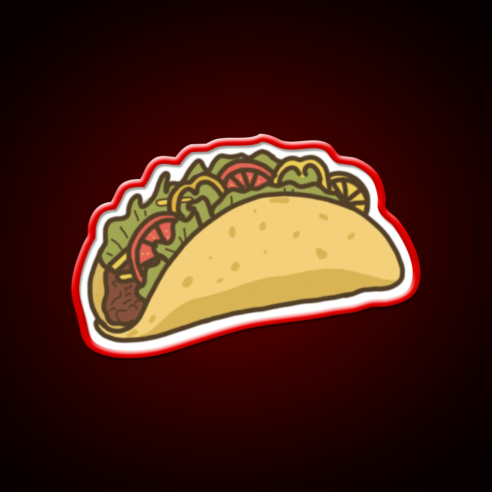 Yummy Taco Led Neon Sign Mexican Food Sign Rgb Color - Shineneon