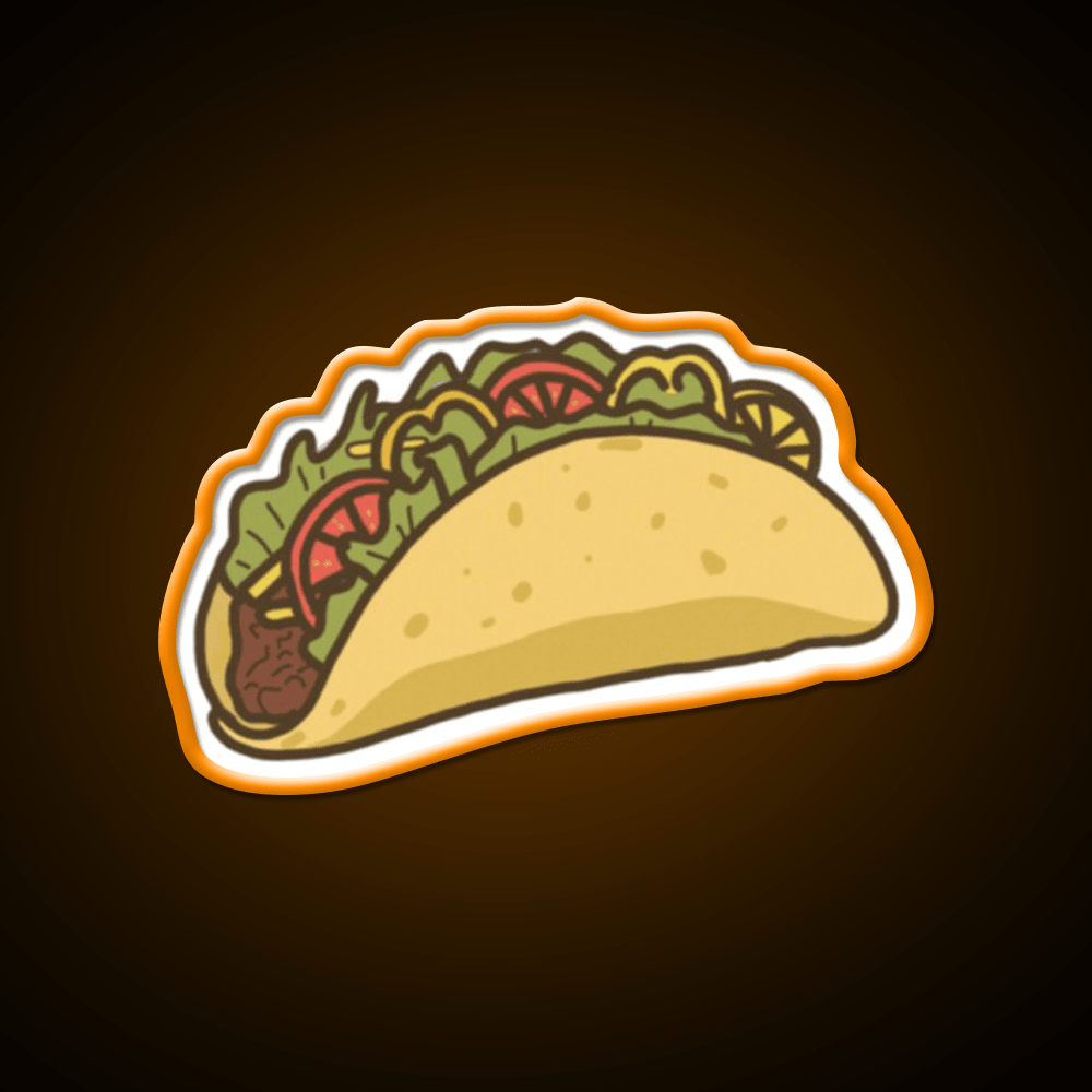 Yummy Taco Led Neon Sign Mexican Food Sign Rgb Color - Shineneon