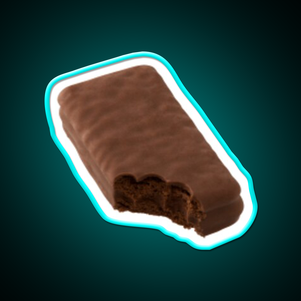 Yummy Tim Tam Snack Food Led Neon Sign Rgb Color