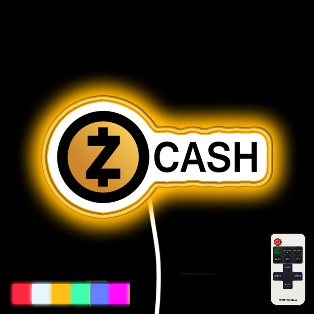 Z - Cash Coin Led Neon Sign - Shineneon