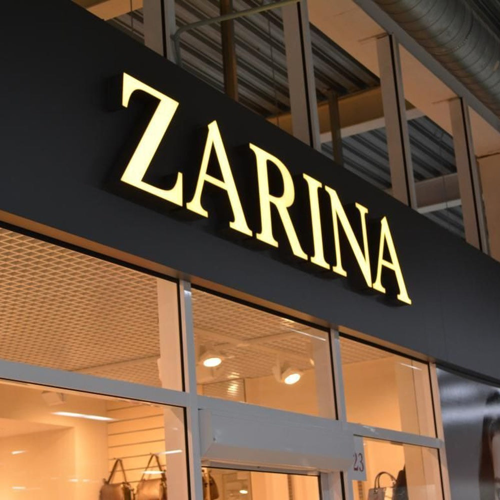 Zarina 3D Frontlit Channel Letters Led Light Sign