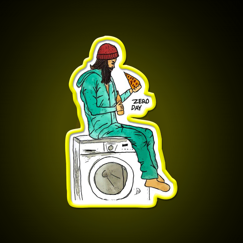 Zero Day Beer Bar Decor Led Neon Sign Rgb Color