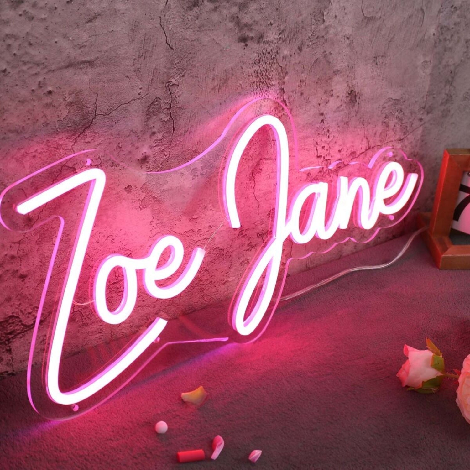 Zoe Jane Red Led Neon Sign - Shineneon
