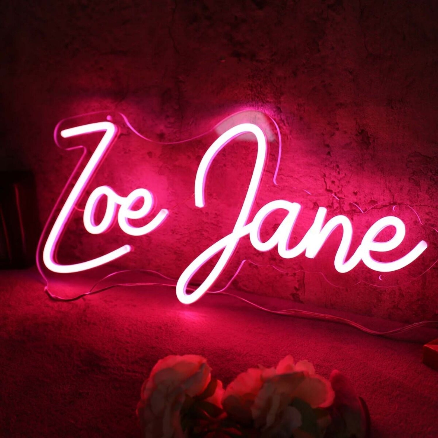 Zoe Jane Red Led Neon Sign - Shineneon