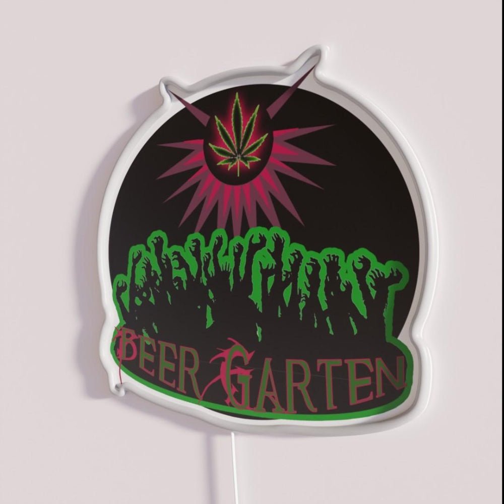 Zombie Beer Garten Rgb Led Neon Sign - Shineneon