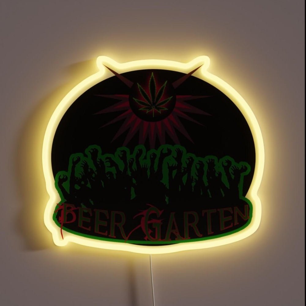 Zombie Beer Garten Rgb Led Neon Sign - Shineneon