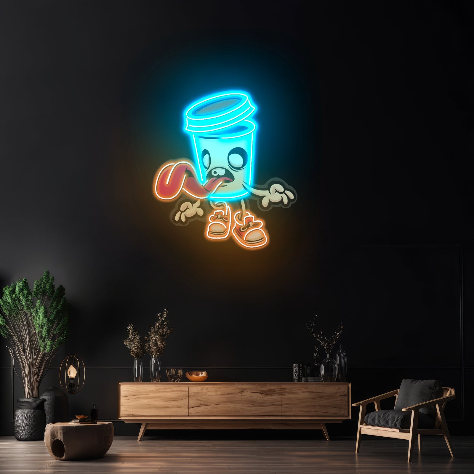 Zombie Cup Custom Led Signs Artwork For Sale