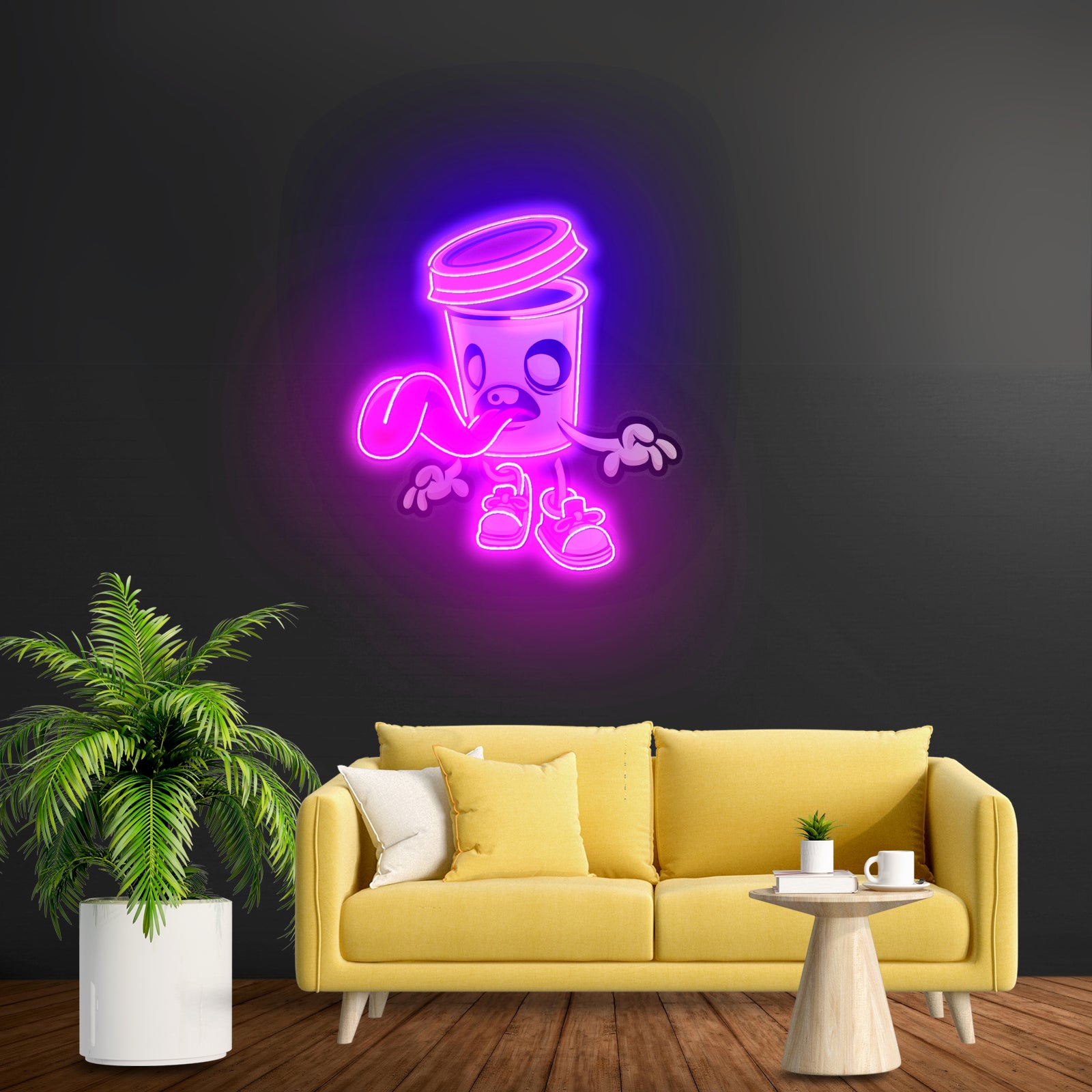 Zombie Cup Custom Led Signs Artwork For Sale