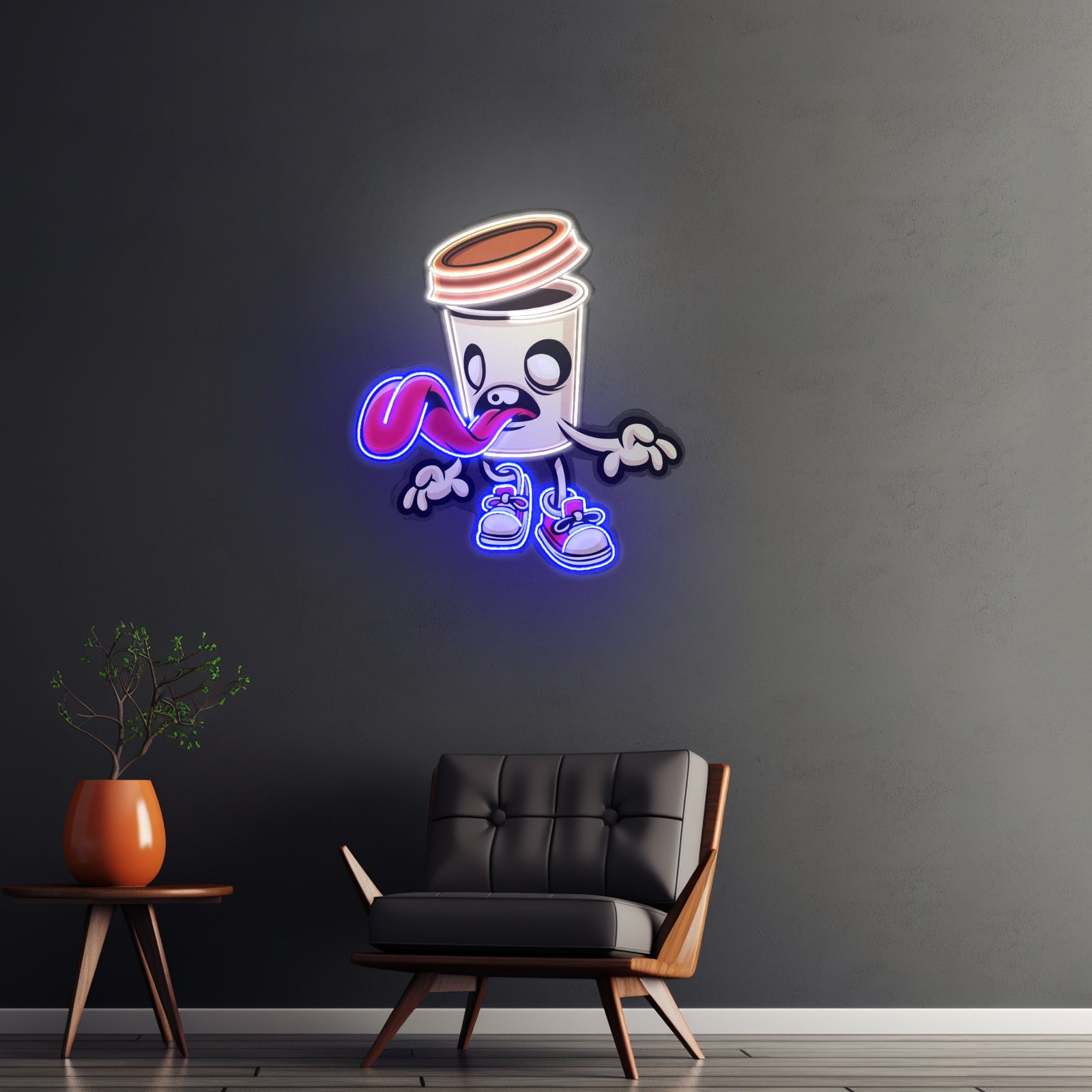 Zombie Cup Custom Led Signs Artwork For Sale
