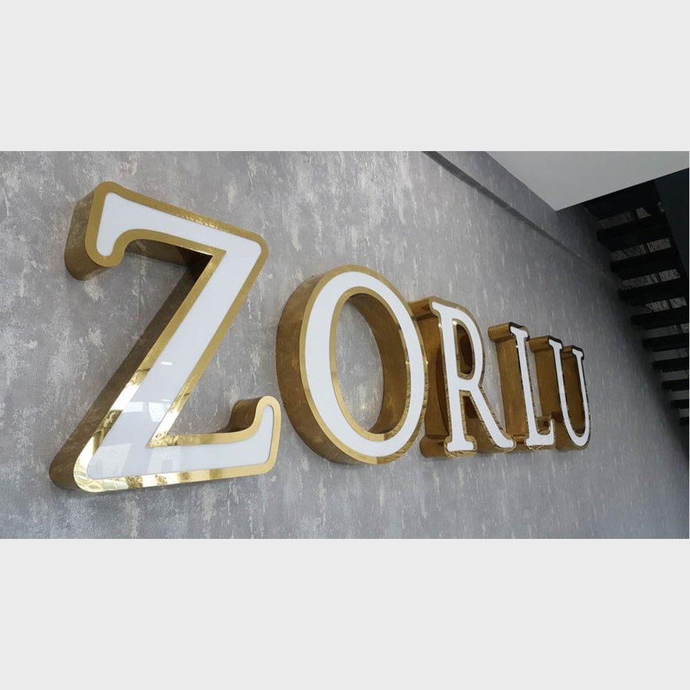 Zorlu 3D Frontlit Channel Letters Led Light Sign