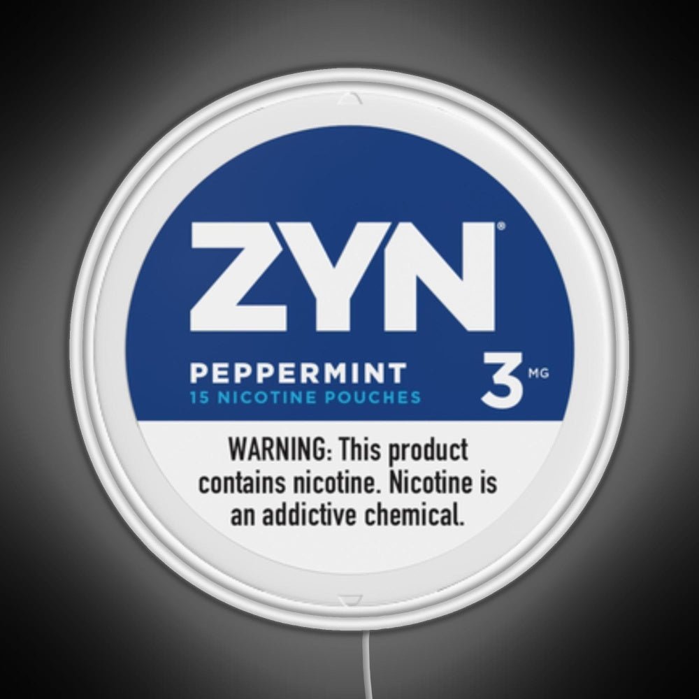 Zyn Peppermint 3mg Rgb Neon Sign - Shineneon