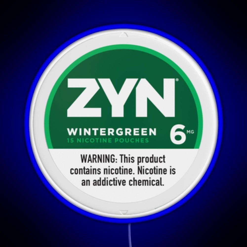 Zyn Wintergreen 6mg Rgb Neon Sign - Shineneon