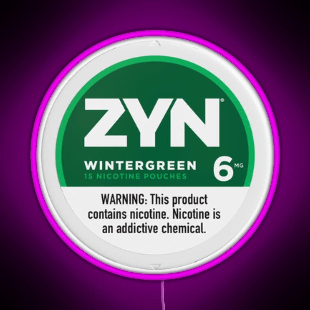 Zyn Wintergreen 6mg Rgb Neon Sign - Shineneon