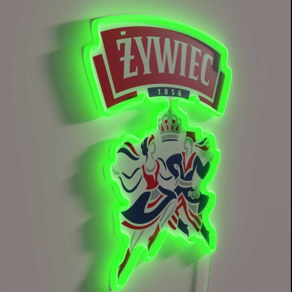 Zywiec Polska Beer Polish Rgb Led Neon Sign Bar Wall Decor - Shineneon
