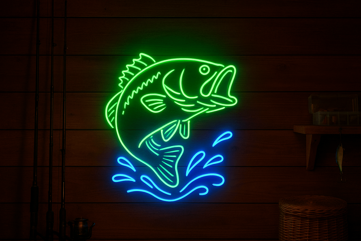 Reel Love Fishing Neon Sign: The Ultimate Gift for Anglers - Shineneon