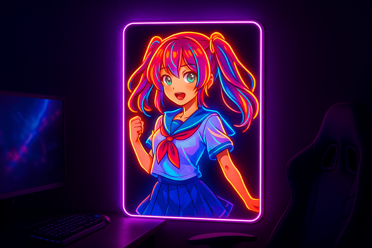 Why UV Print Neon Signs are the New Must-Have Homes Decor - Shineneon