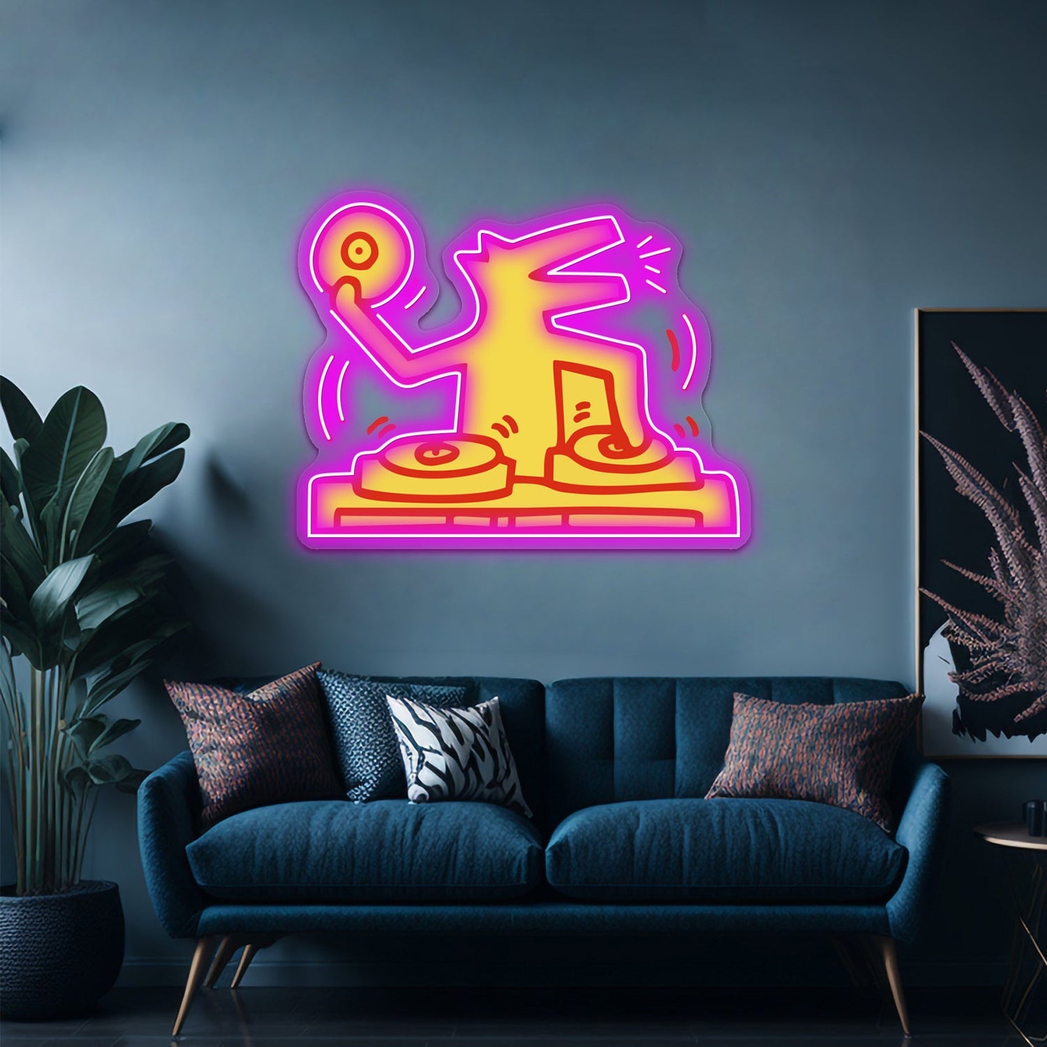 Abstract Art Neon Sign