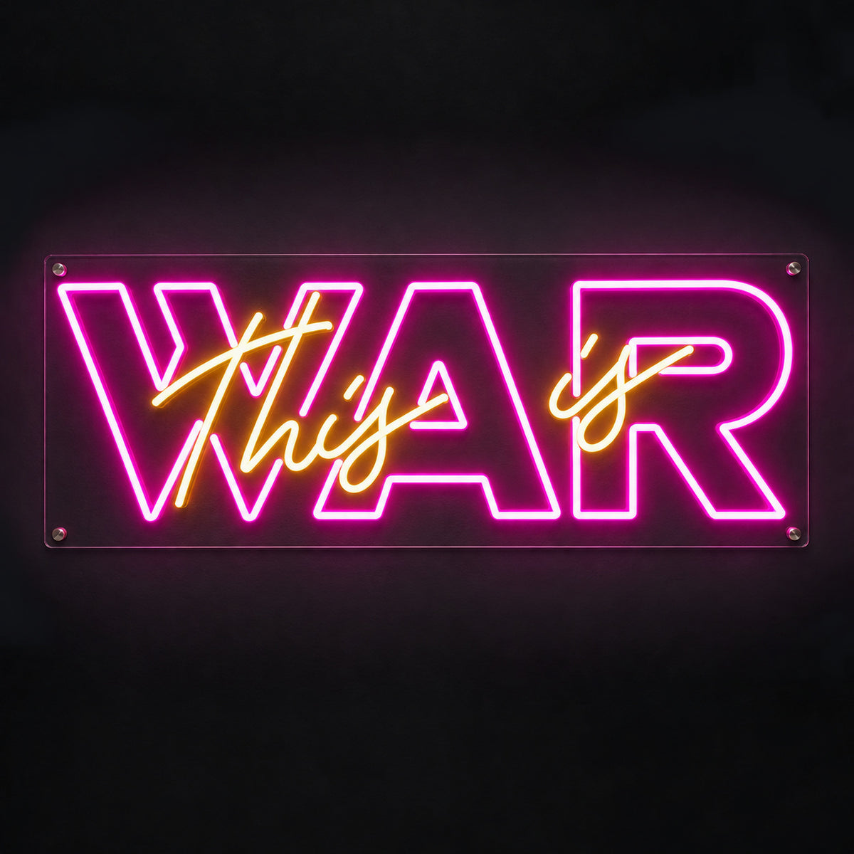 This Is War LED Neon Sign Wall Neon Signs - Shineneon